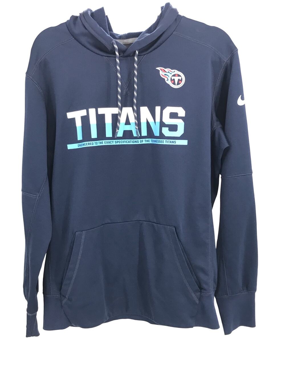 Nike NFL Tennessee Titans Blue Hoodie Pullover Sweatshirt Size M